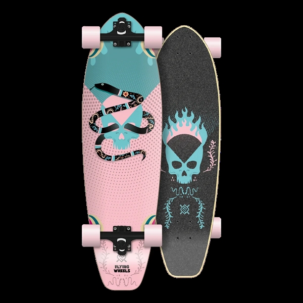 FLYING WHEELS Carving Skateboard 32 - Snakull