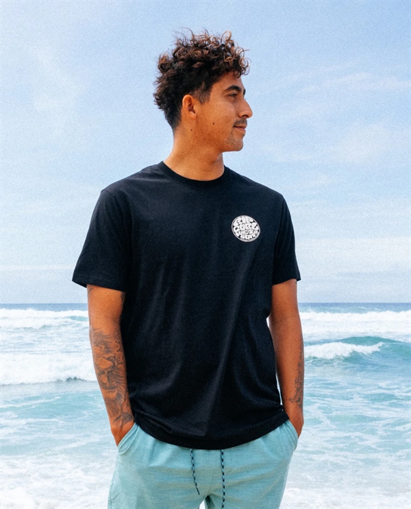 Rip Curl Wetsuit Icon T-Shirt - Black