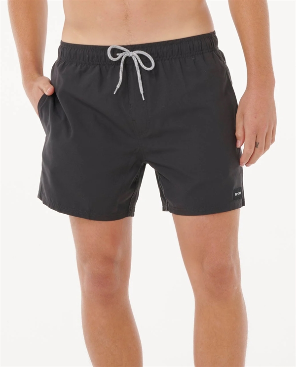 Rip Curl Mens Offset Daily Volley Boardshorts - Black
