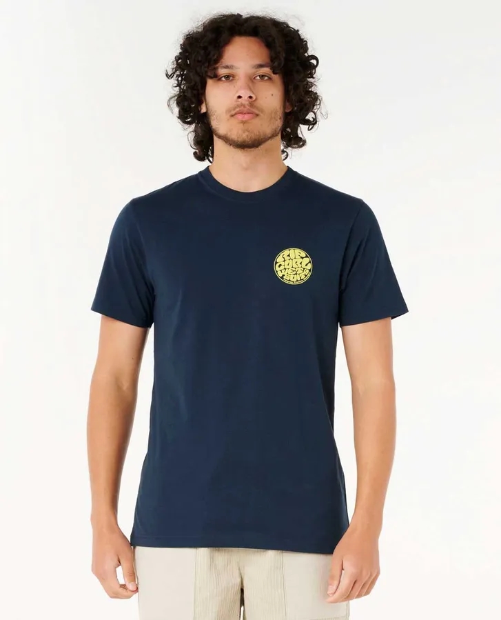 Rip Curl Wetsuit Icon T-Shirt - Dark Navy