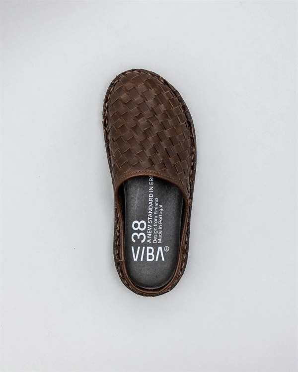 VIBAe ROMA Woven Leather - Cocoa Brown