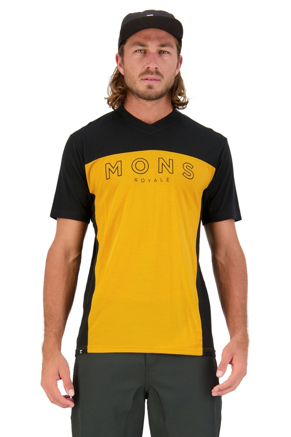 Mons Royale Mens Redwood Enduro VT Black /Gold