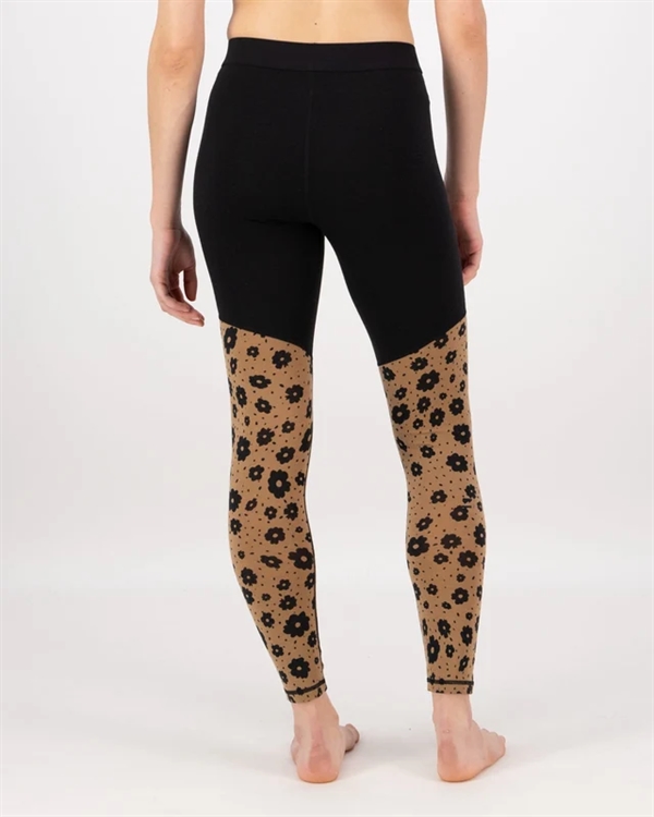 Mons Royale Cascade Merino Base Layer Legging - Aoraki Lily To
