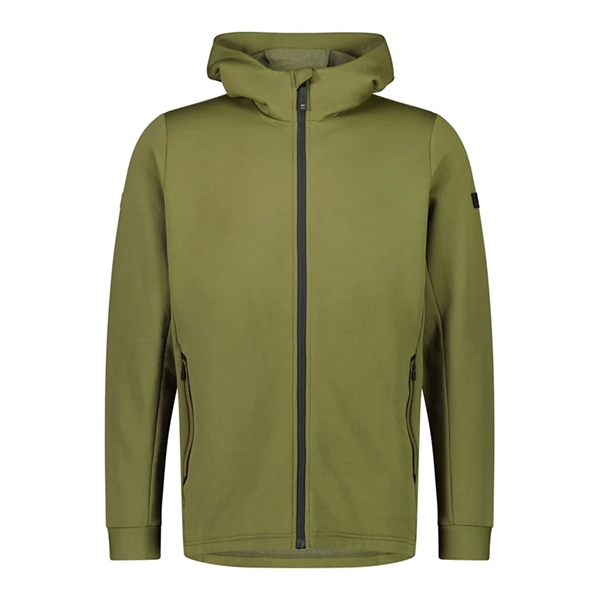 Mons Royale Arcadia Merino Fleece Hoody - Dark Olive