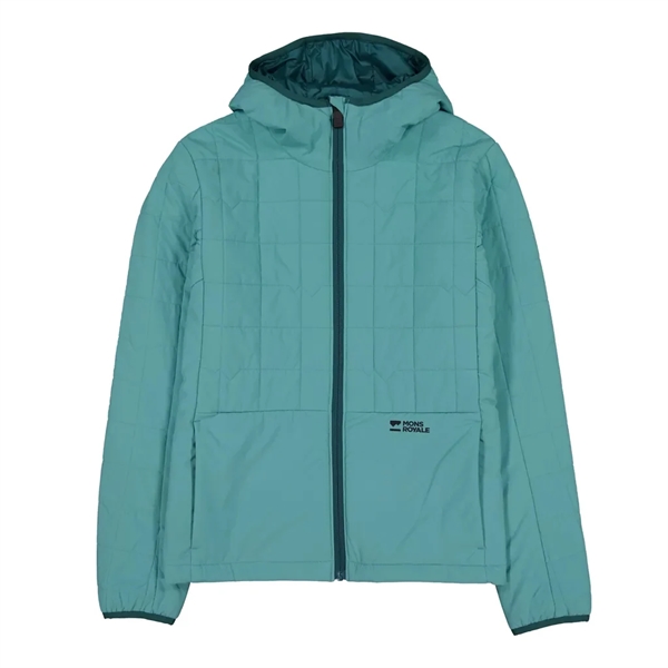 Mons Royale Canyon Merino Insulated Hooded Jacket - Light Teal