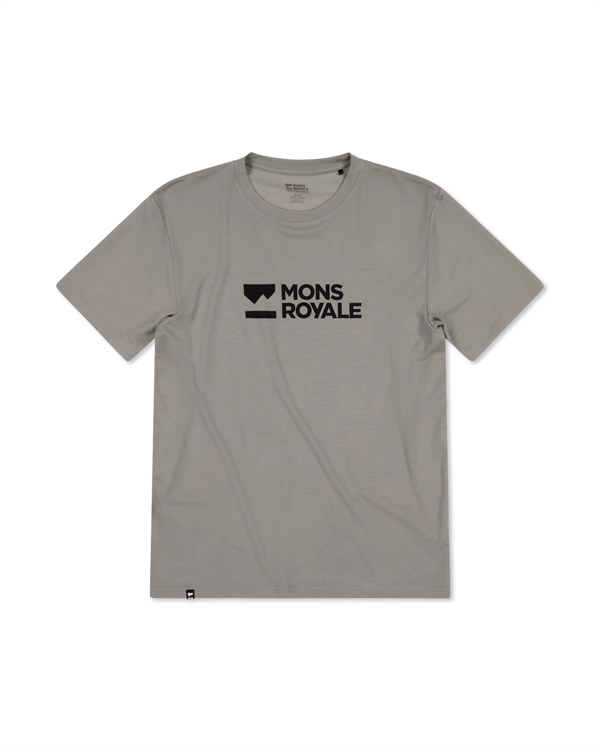 Mons Royal Mens Icon Merino T-Shirt - Dried Sage