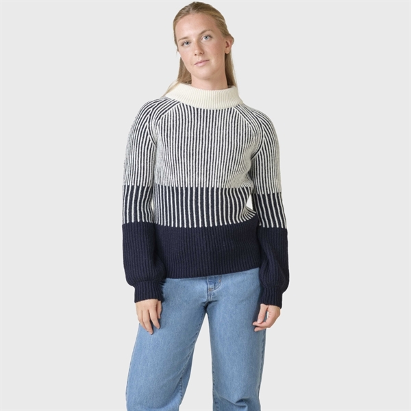 Klitmøller Collective Betty Knit - Navy/Cream