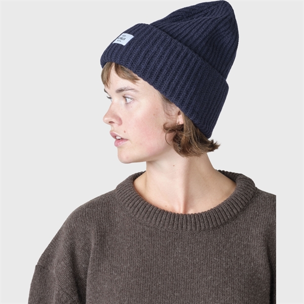 Klitmøller Collective - Woman's, Wide Rib Beanie - Navy
