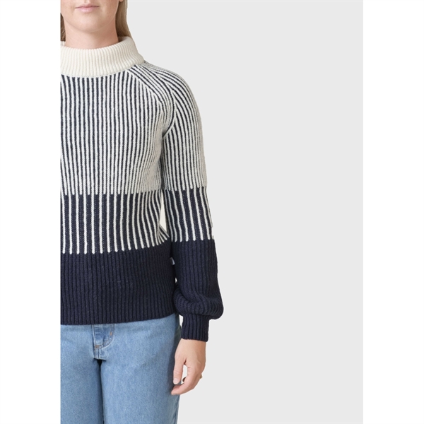 Klitmøller Collective Betty Knit - Navy/Cream