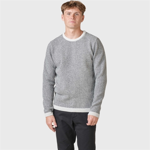 Klitmøller Collective Keld Knit - Pastel Grey / Black