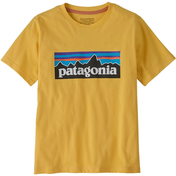 Patagonia Kids P-6 Logo T-Shirt - Nectar Yellow