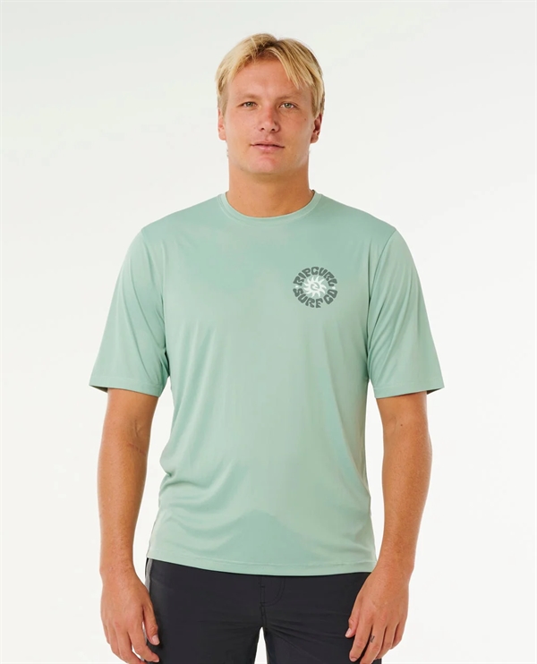 Rip Curl Pacfic Rinse Surflite UPF S/S T-shirt - Aloe