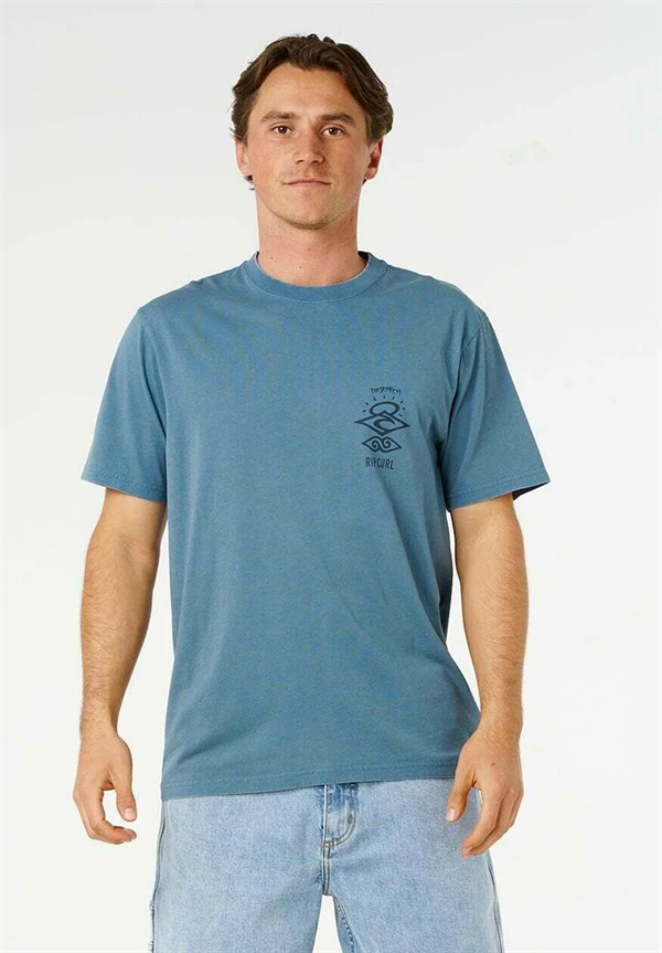Rip Curl Search Icon Tee - Bluefin