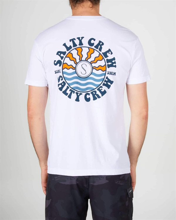 Salty Crew Sun Waves Premium S/S T-Shirt - White