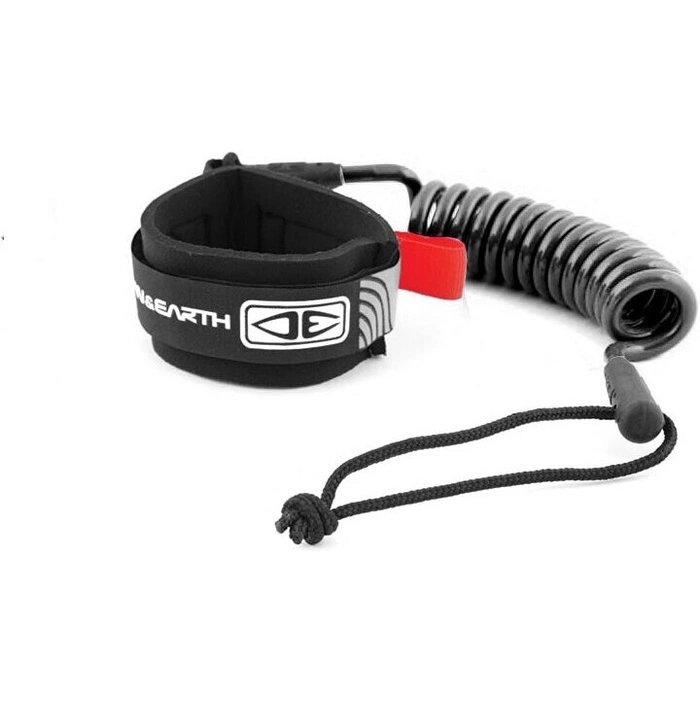 Ocean+Earth Basic Wrist Coil Leash - Black