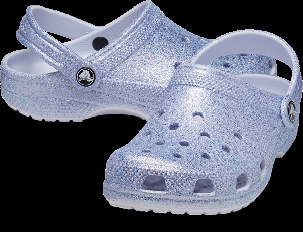 Crocs Classic Glitter Clogs Kids - Frosted Glitter