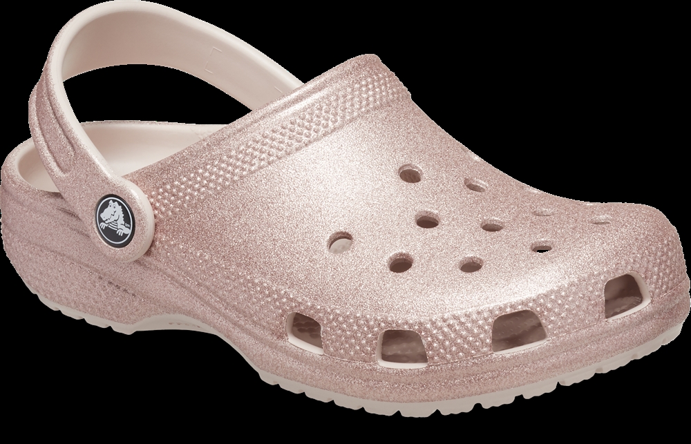 Crocs Classic Glitter Clogs Kids - Quartz Glitter
