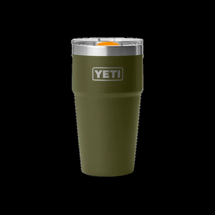 YETI Rambler 20oz/591ml Stackable Cup - Olive / King Crab Orange
