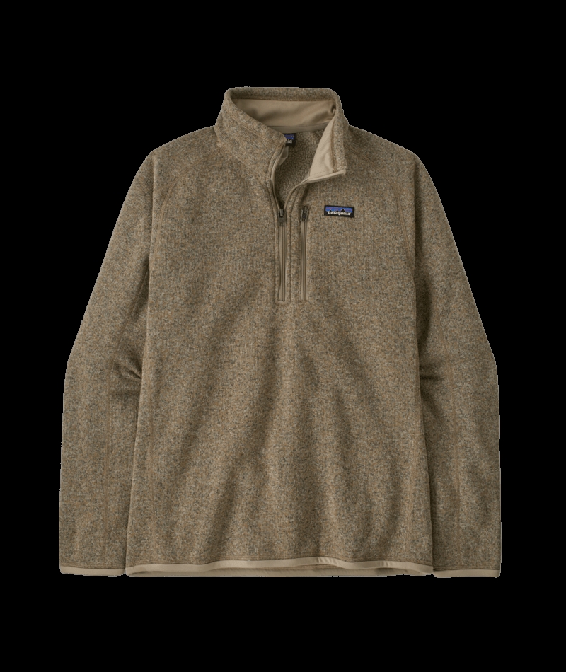 Patagonia Mens Better Sweater 1/4 Zip - Seabird Grey w/Seabird Grey