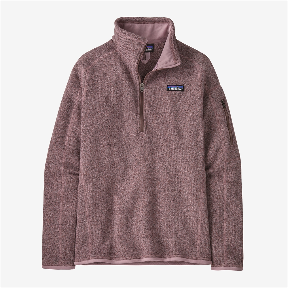 Patagonia Womens Better Sweater 1/4 Zip - Stormy Mauve