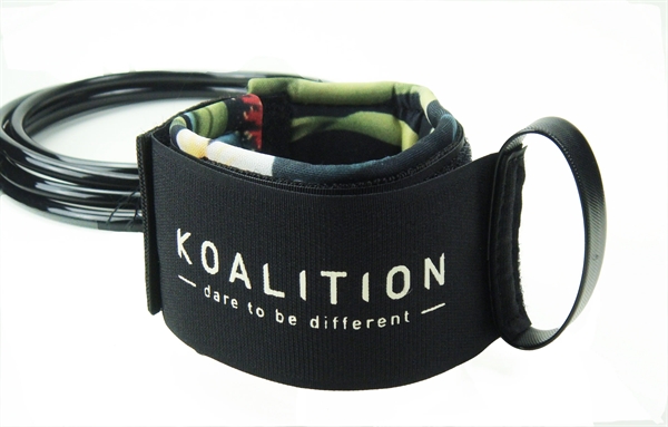 Koalition REGULAR Leash 8'0" x 7mm WAIKIKI - BLACK