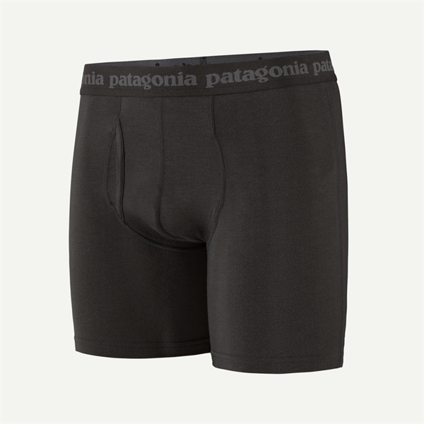 Patagonia - Essential Boxer Briefs, Men's (6 in) - Allen's Party: Ink Black