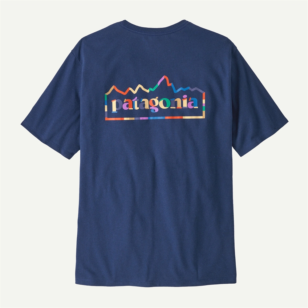 Patagonia Mens Unity Fitz Responsibili-Tee - Clement Blue 