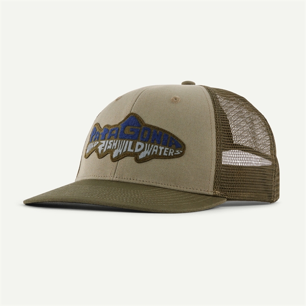 Patagonia Take a Stand Trucker Hat - Wild Waterline: River Rock Green