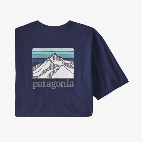 Patagonia Mens Line Logo Rigde Responsibili Tee