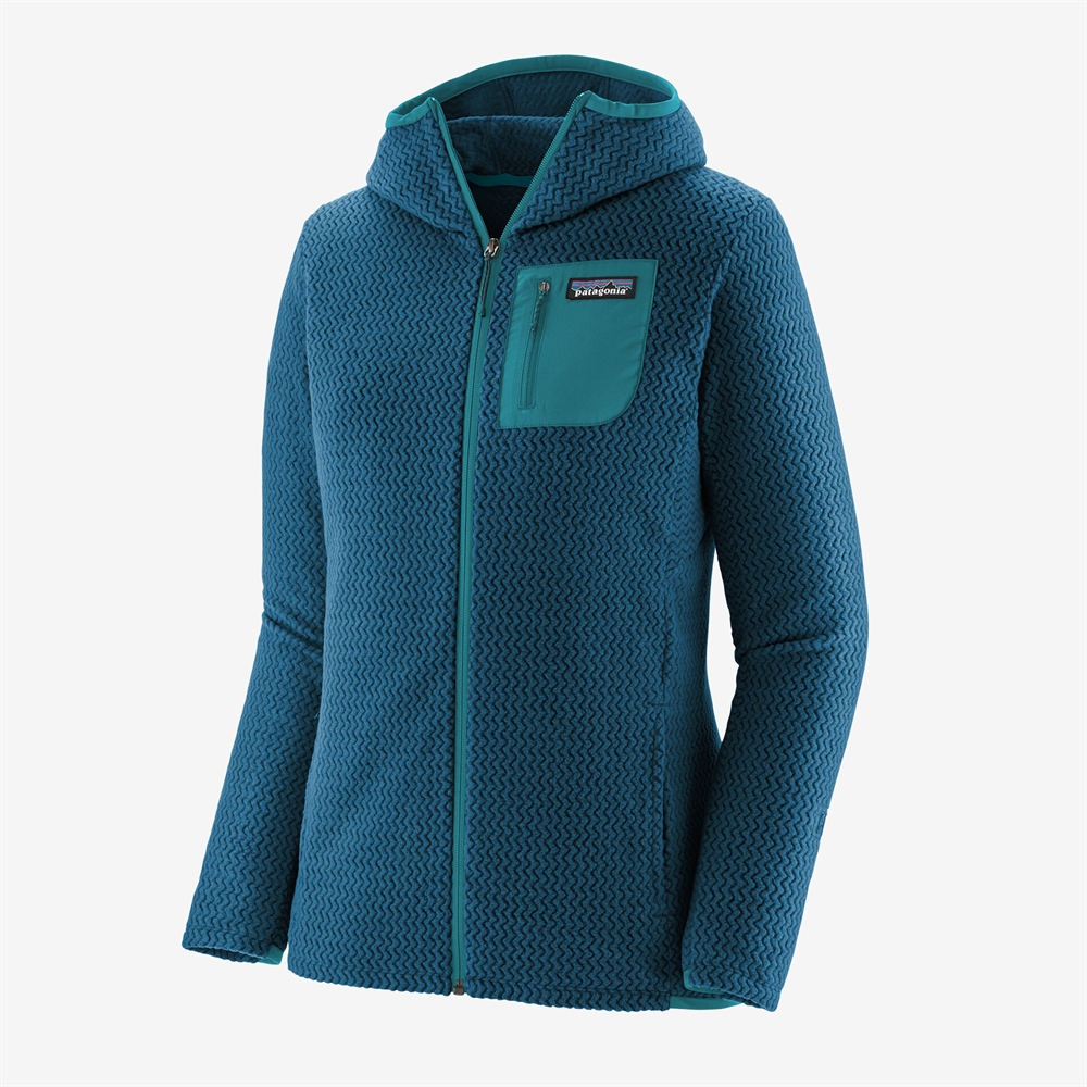 Patagonia Womens R1 Air Full-Zip Hoody - Thermal Blue