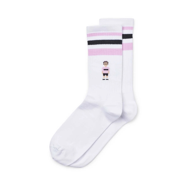 Cikkel Copenhagen Otto Sport Socks - Whirt/Black/Pink