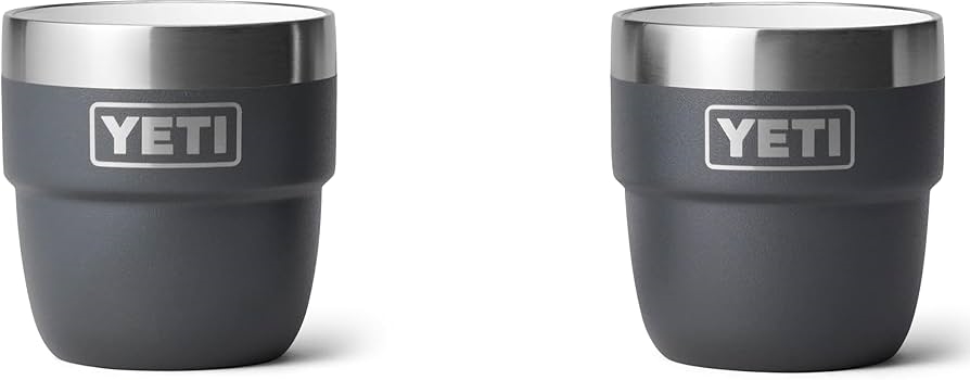 YETI - Espresso Cup 4oz/118ml (2 Pk) - Charcoal