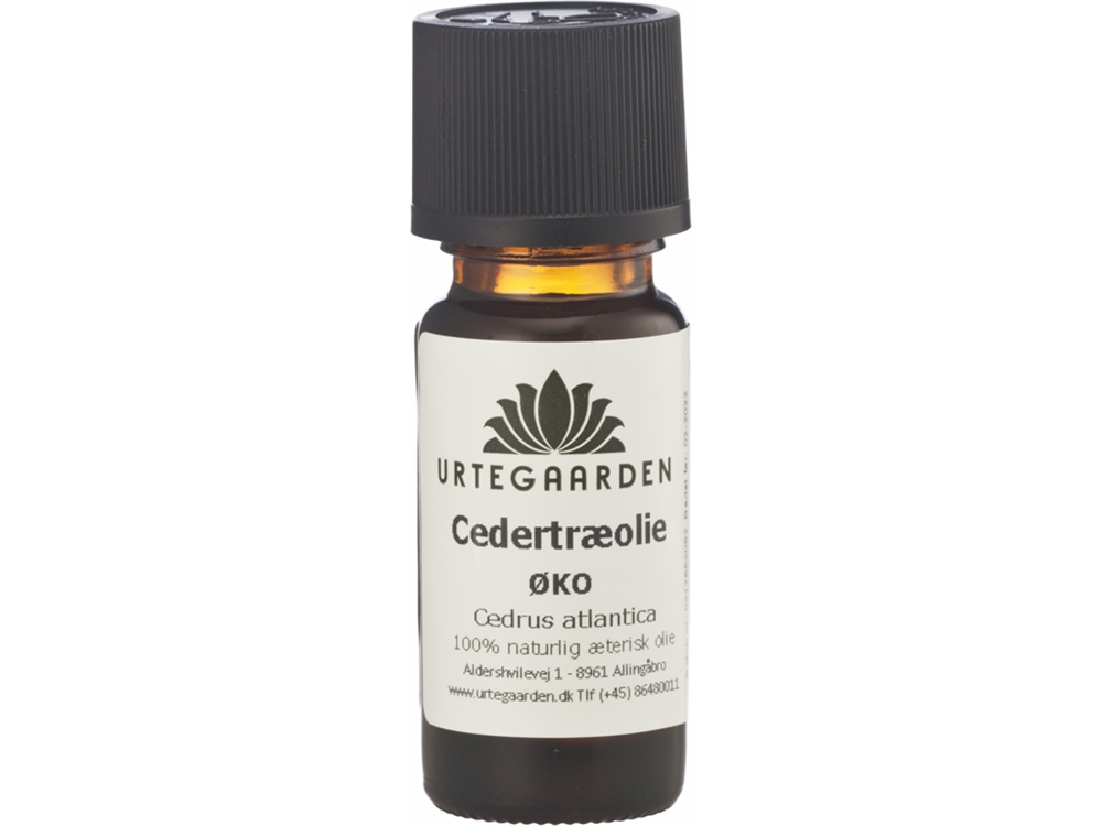 Urtegaarden Cedertræolie ØKO 10 ml