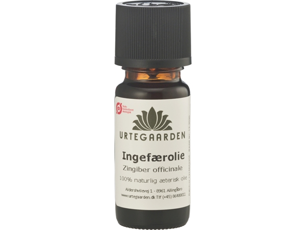 Urtegaarden Ingefærolie ØKO 10 ml