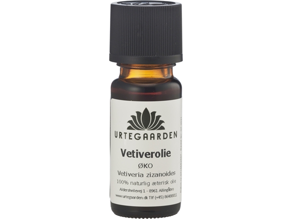 Urtegaarden Vetiverolie ØKO 10 ml