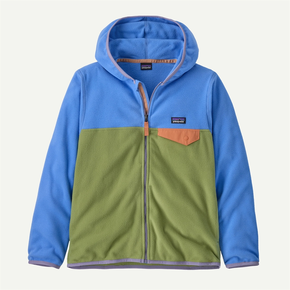 Patagonia - Micro D Snap-T Jkt. Kids - Green w/Abundant Blue