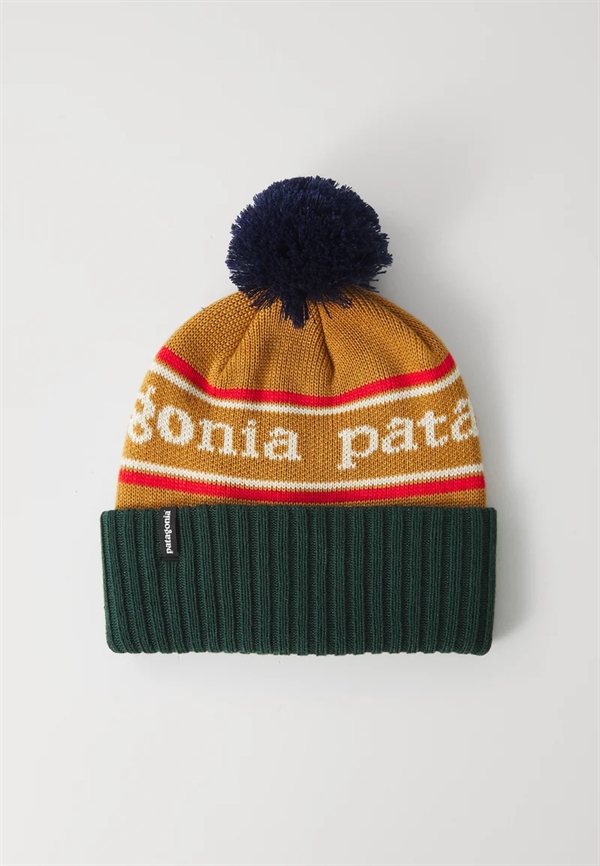 Patagonia Kids Powder Town Beanie - Park Stripe: Talon Gold