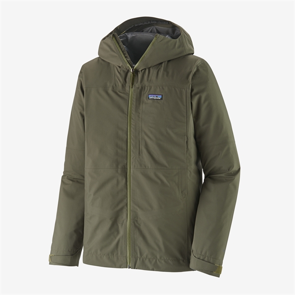 Patagonia Mens Boulder Fork Rain Jacket - Basin Green