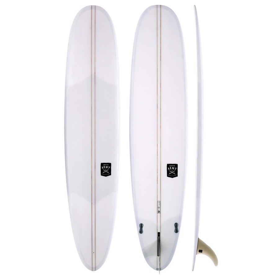 Creative Army Five Sugars 9\'6" Surfboard - Clear Double Stringer