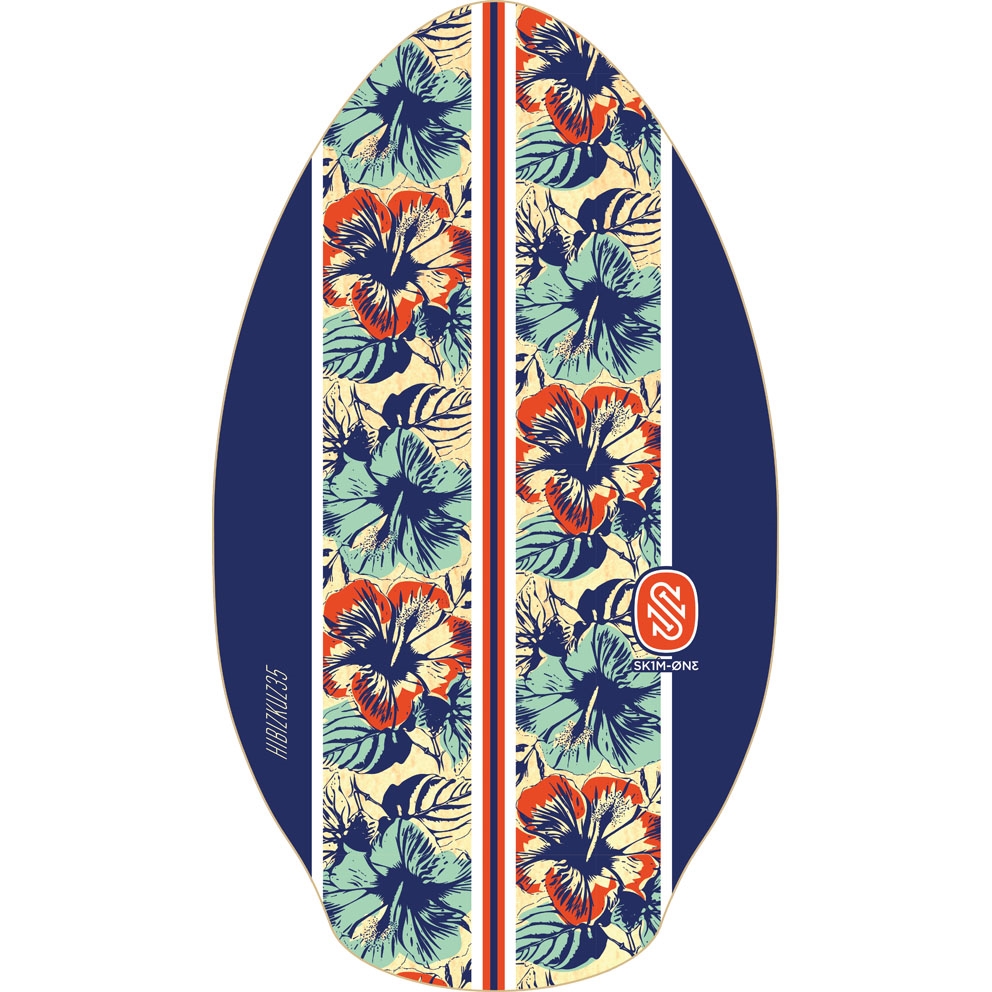 Skim One HIBIZKUZ 35 Wood - Navy/Orange