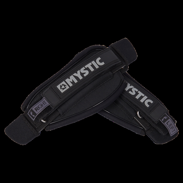 Mystic Kite Footstrapset Asymmetrical - Black