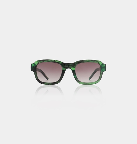 A. Kjærbede Halo Solbriller - Green Marble Transparent