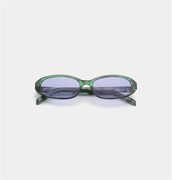 A. Kjærbede Macy Solbriller - Green Marble Transparent