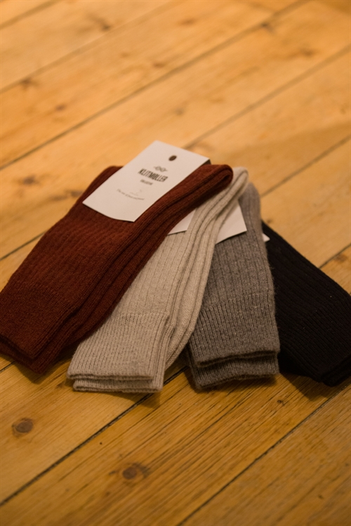 Klitmøller Collective Wool Sock - Clay Red