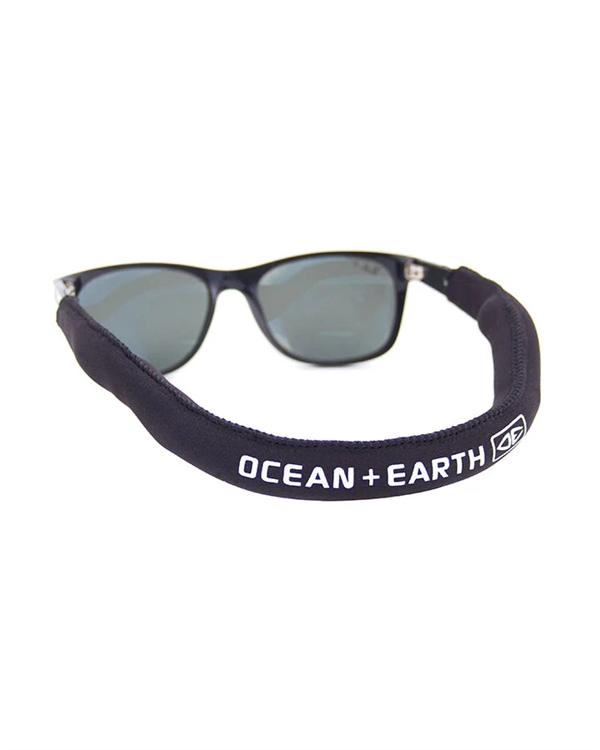 Ocean+Earth Neoprene Floating Sunnies Strap - Black