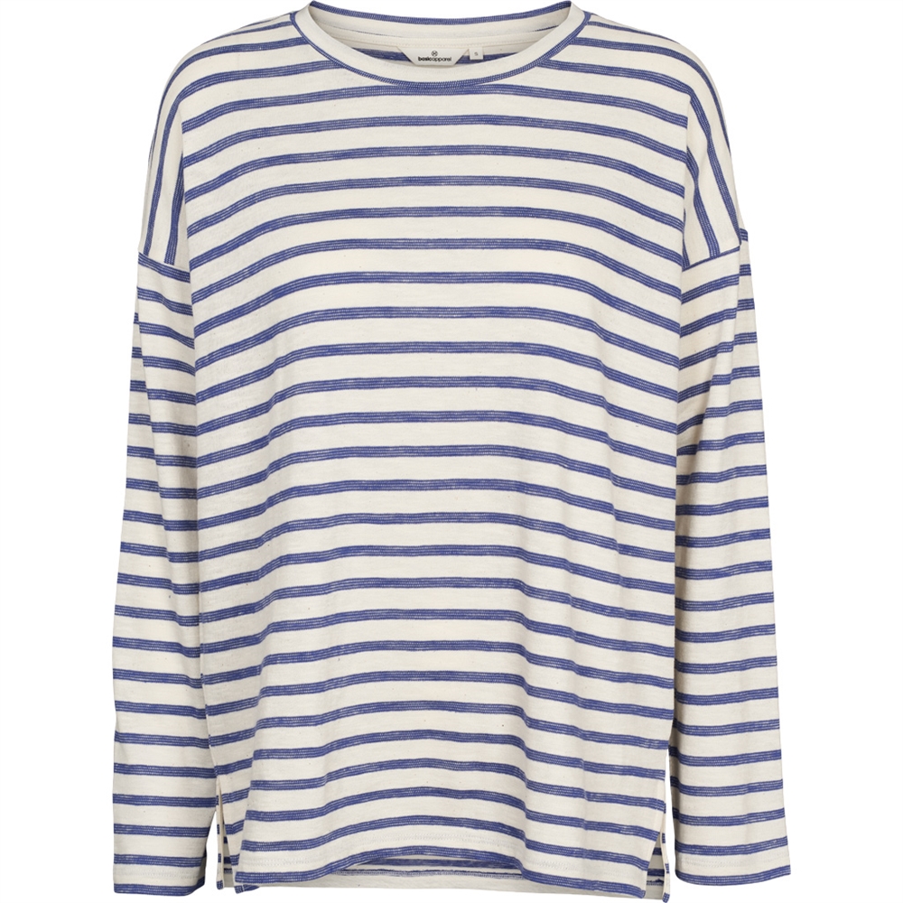 Basic Apparel Mary Oversized Tee - Birch/Classic blue