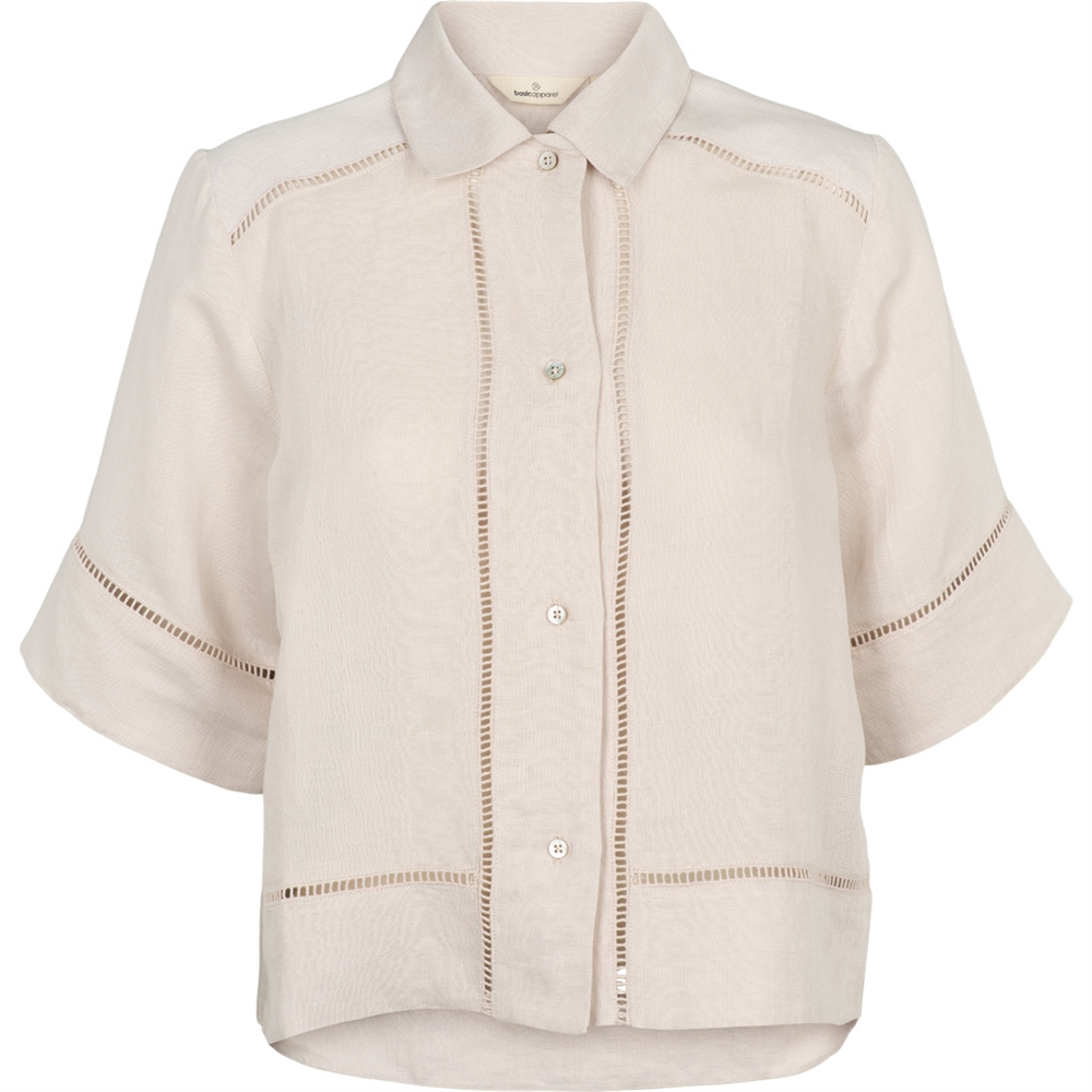 Basic Apparel Arina SS Shirt - Moonbeam