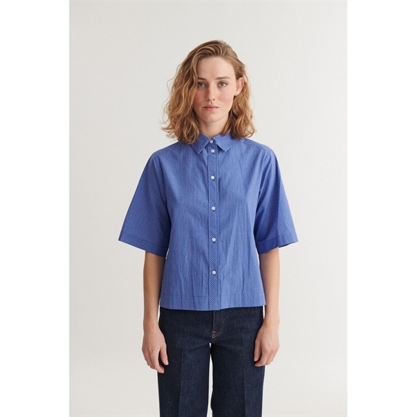 Basic Apparel Chane SS Shirt -Sodalite blue