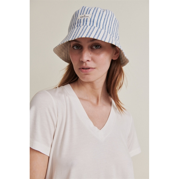 Basic Apparel Trudie Bucket Hat - Birch/Classic Blue