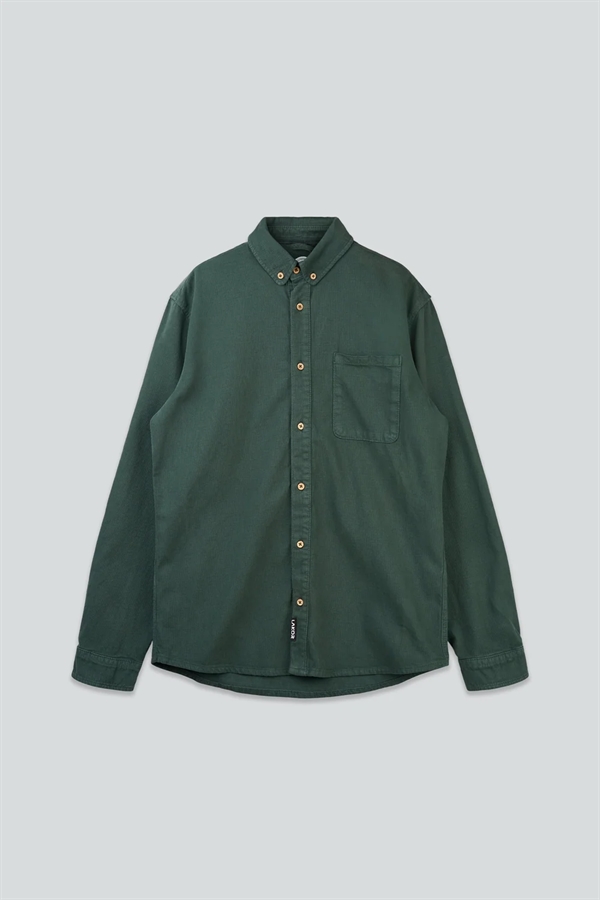Lakor Bedford Courd Shirt - Riffle Green